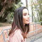 Aria Lee in 'Flashing At The Theme Park'