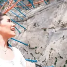 Aria Lee in 'Flashing At The Theme Park'