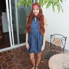 Cleo Bardot in 'The Headgear Hottie'