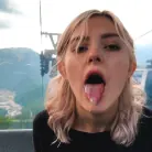 Eva Elfie in 'Gondola Lift'