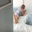 Eva Elfie in 'Step Sis Pajama Shorts'