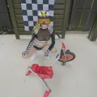 Harlow West in 'The Drag-Race'