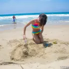 Jasmine Grey in 'Petite Beach Babe Gets Boned'