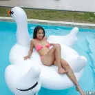 Maya Bijou in 'Petite Pool Day'