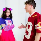 Satine Summers in '“Try on My Mom's Lingerie…” Nerd Girl vs Jock's Cock'