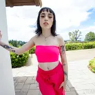 Savanah Storm in '“Guess the Tongue” Daring Lesbian Game'