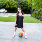 Sia Wood in 'Petite Dunk'