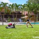 Spencer Bradley in 'Getting Wet On The Lawn'