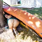 Violet Gems in 'Tiny Sluts Venus Vixen and Violet Gems Get Their Holes Pounded for Losing the Game'