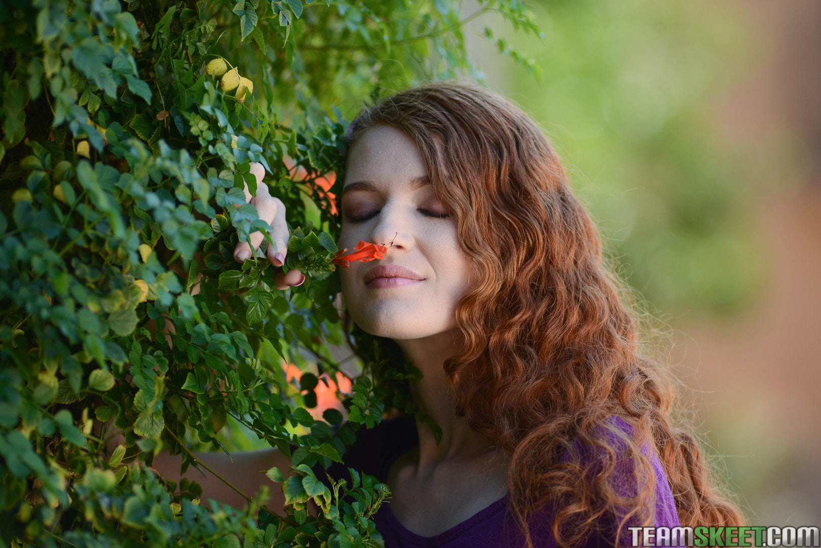 Natural Red Haired Beauty
