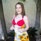 Alice Merchesi in 'Tiny Ginger Twat Teasing'