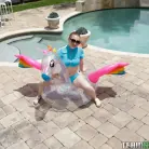 Amber Addis in 'Tiny Cum In The Sun'