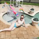 Amber Addis in 'Tiny Cum In The Sun'