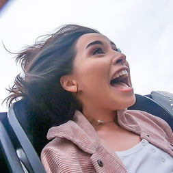 Flashing At The Theme Park