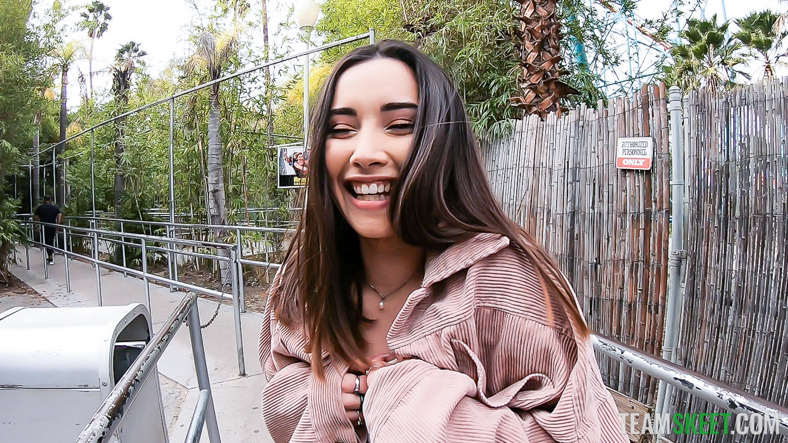 Flashing At The Theme Park