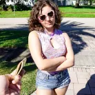 Bethany Benz in 'Public Flashing'