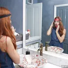 Cleo Bardot in 'The Headgear Hottie'