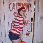 Cleo Clementine in 'Trick Or Treat Pussy Teasing'