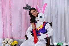 Emily Willis - Brunette Easter Bunny Banger | Picture (15)