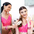 Julia James in 'Meet the Sari-Sisters: Indian Twins Share Their First Cock'