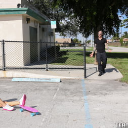 Tiny Teen Takes a Tumble