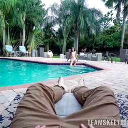 Busy By The Pool