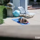 Lily Glee in 'Benchpressing the Neighbor'