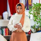 Lily Starfire in 'Shy Hijab Girl Learns All About a Weird American Tradition'