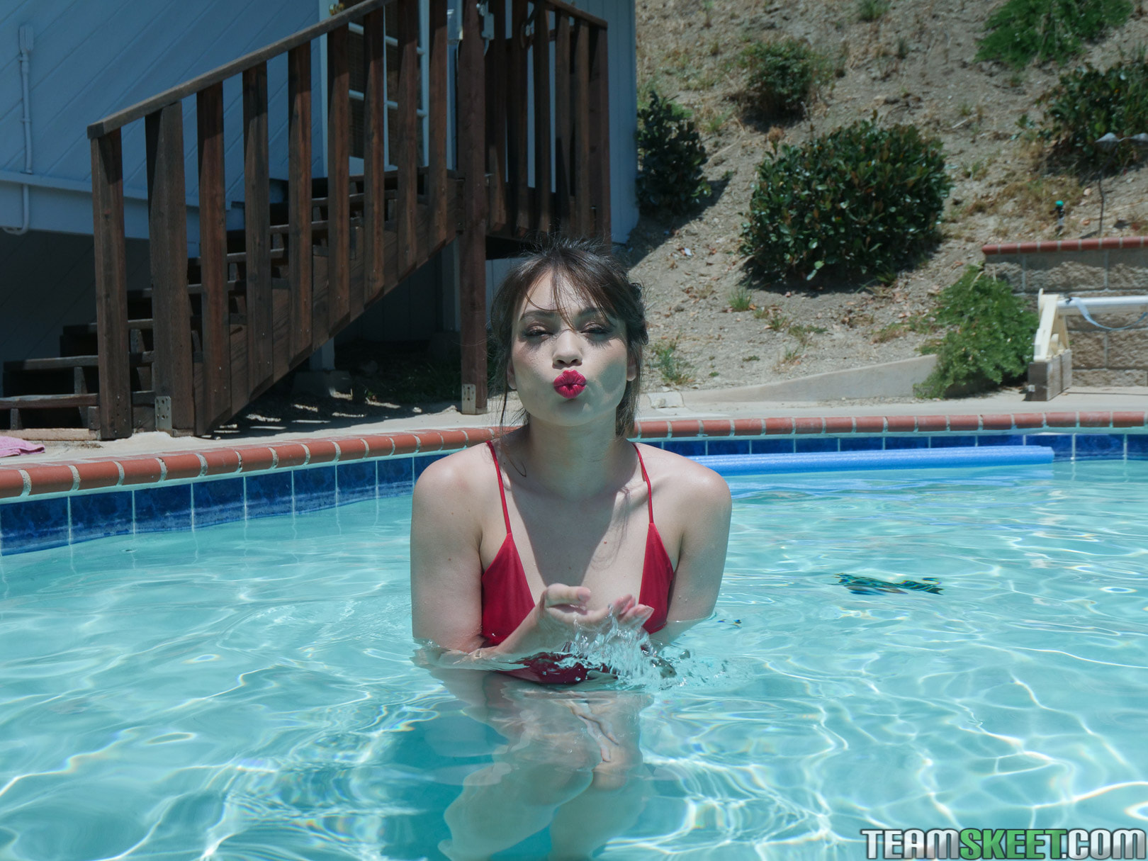 Poolside