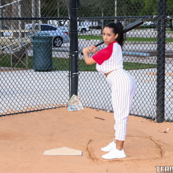 Busty Baseball Babe