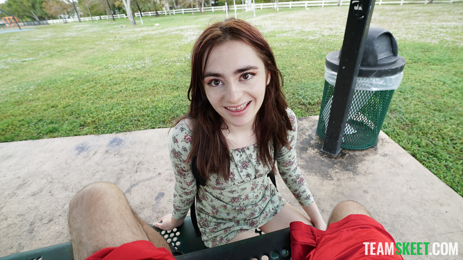 Shy Girl At The Park