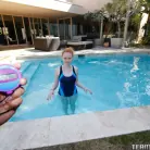 Ruby Red in 'White Water Splashin'