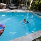 Ruby Red in 'White Water Splashin'