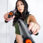 Sona Bella in 'Tiny Raider'