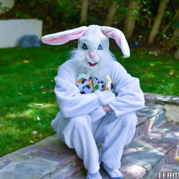Mini Easter Bunny Babe Gets Slammed
