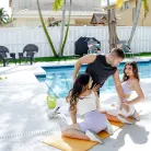 Violet Gems in 'Double Trouble Yoga Sesh'